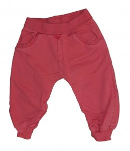 Rdeče 3/4 hlače z elastičnim pasom 4-5 L