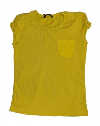 Rumena majica z žepom 5-6 L