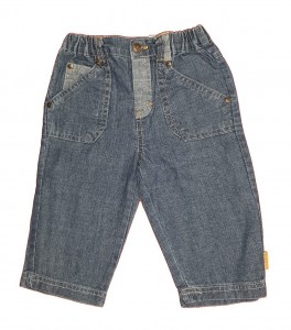 Tanjše jeans hlače 9-12 M