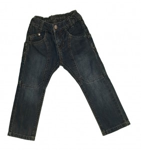 Jeans hlače z žepi in regulacijo 18-24 M