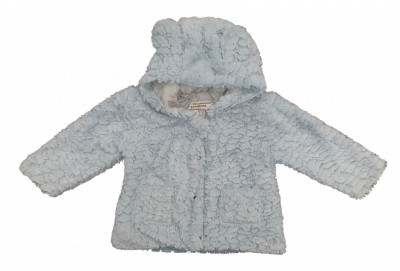 Modra zimska jakna s kapuco 2-3 L