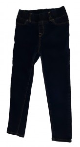 Modre jeans hlače z elastičnim pasom 4-5 L