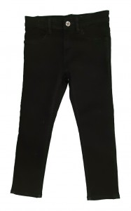 Črne jeans hlače z regulacijo 5-6 L