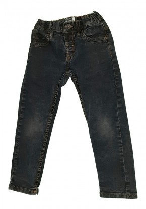 Modre jeans hlače z regulacijo 4-5 L