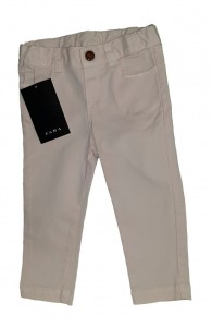 Roza jeans hlače z regulacijo 12-18 M