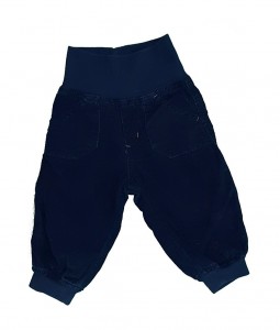 Žametne hlače s patenti 3-6 M