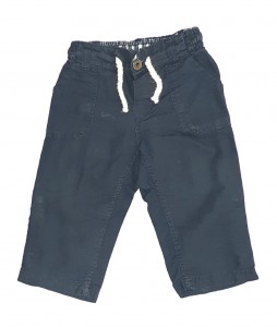Modre lahke hlače z vrvico 9-12 M