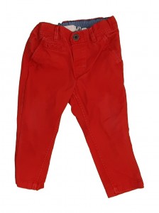 Rdeče hlače z regulacijo 9-12 M