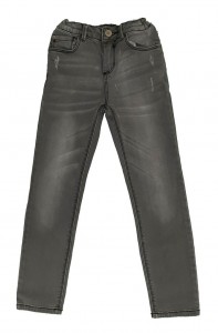 Sive jeans hlače z regulacijo 6-7 L