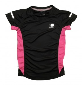 Športna majica z roza dodatkom 9-10 L