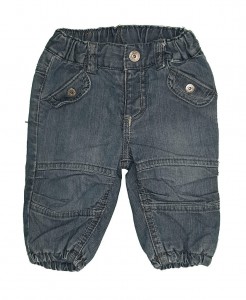 Podložene jeans hlače 0-3 M