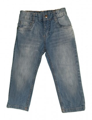 Modre jeans hlače z regulacijo 2-3 L