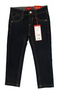 Temno modre jeans hlače slim fit 2-3 L