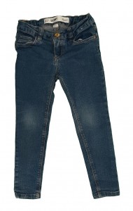 Modre jeans hlače z regulacijo 4-5 L