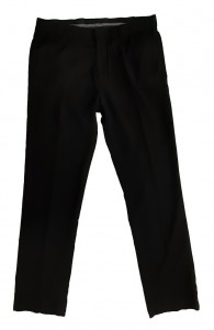 Črne elegantne hlače XL