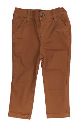 Rjave jeans hlače z regulacijo 12-18 M