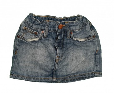 Kratko jeans krilo z regulacijo 3-4 L