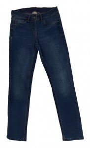 Modre elastične jeans hlače S