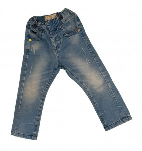 Modre jeans hlače z regulacijo 18-24 M