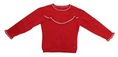Pleten pulover s svetlečimi dodatki 6-7 L