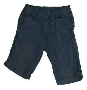 Modre kratke hlače z žepi 3-4 L