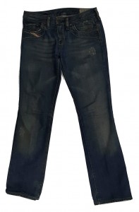 Modre jeans hlače XS