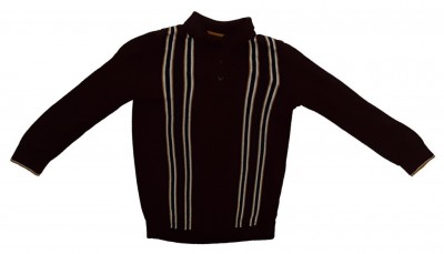 Tanjši pulover z ovratnikom 5-6 L